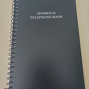 Black Address & Telephone Book